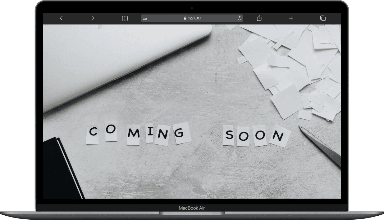Screenshot of Coming Soon